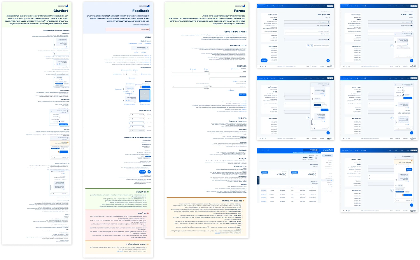 Government design system component library displayed on an ultrawide monitor