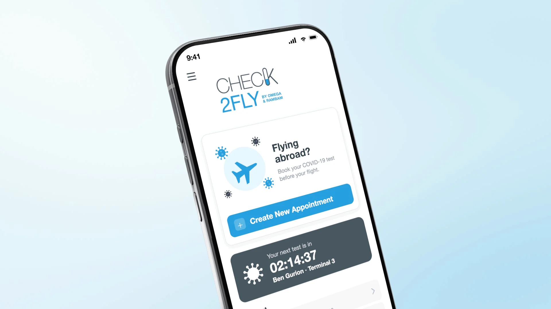Check2Fly in action: the app, the reception at Ben Gurion, the testing booths, the operations system and the flight